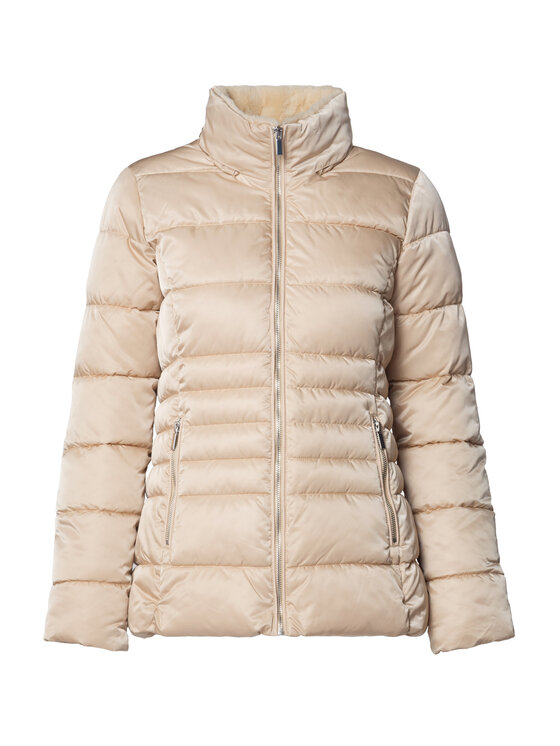 QUIOSQUE QUIOSQUE Zimné bundy 9NV002102 Écru Regular Fit