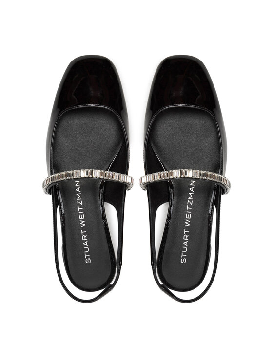 Stuart Weitzman Stuart Weitzman Sandale Stefanie Slngback Fl SI438 Negru