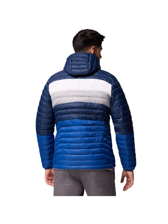 Columbia Columbia Giacca di transizione Columbia Powder Pass Hooded Jacket Blu Regular Fit