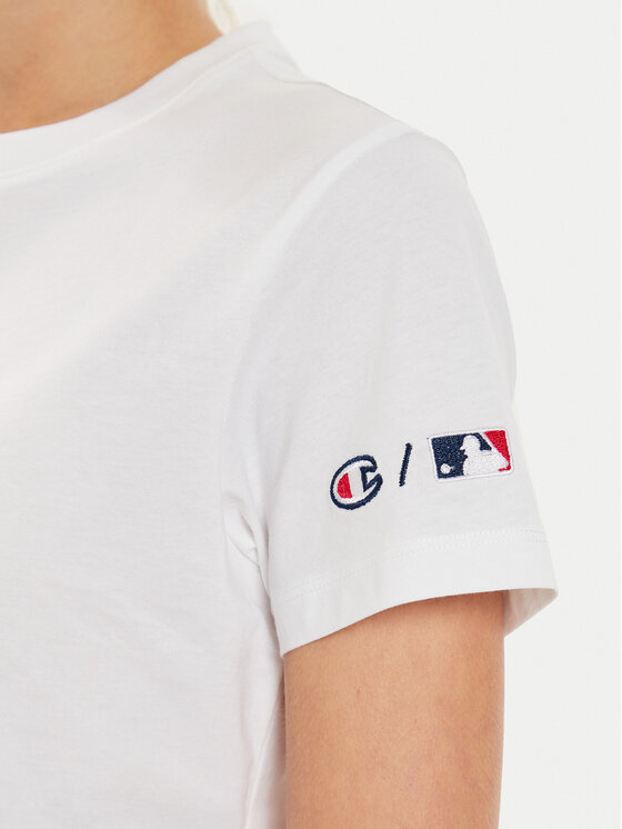 Champion Champion Футболка League LA Dodgers 116469 Білий Regular Fit