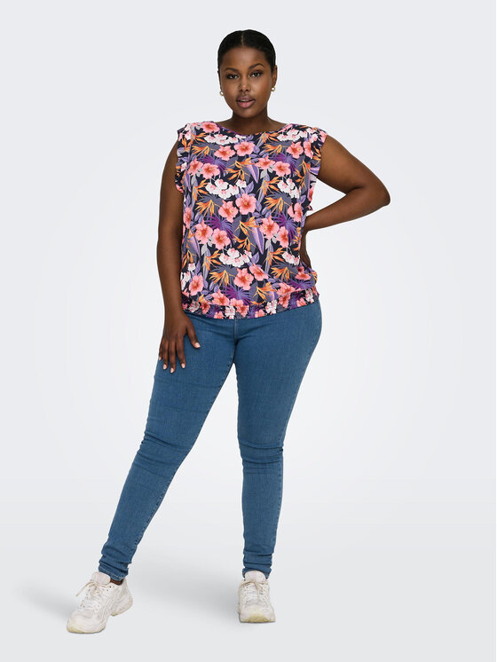 ONLY Carmakoma ONLY Carmakoma Μπλουζάκι 15298017 Έγχρωμο Regular Fit