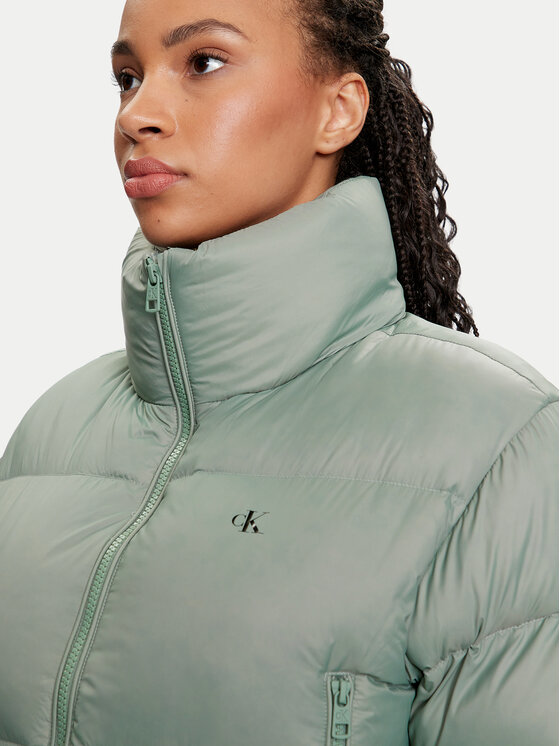 Calvin Klein Jeans Calvin Klein Jeans Kurtka puchowa J20J223577 Zielony Relaxed Fit