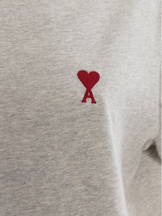 AMI Paris AMI Paris Tričko BFUTS035.724 Sivá Regular Fit