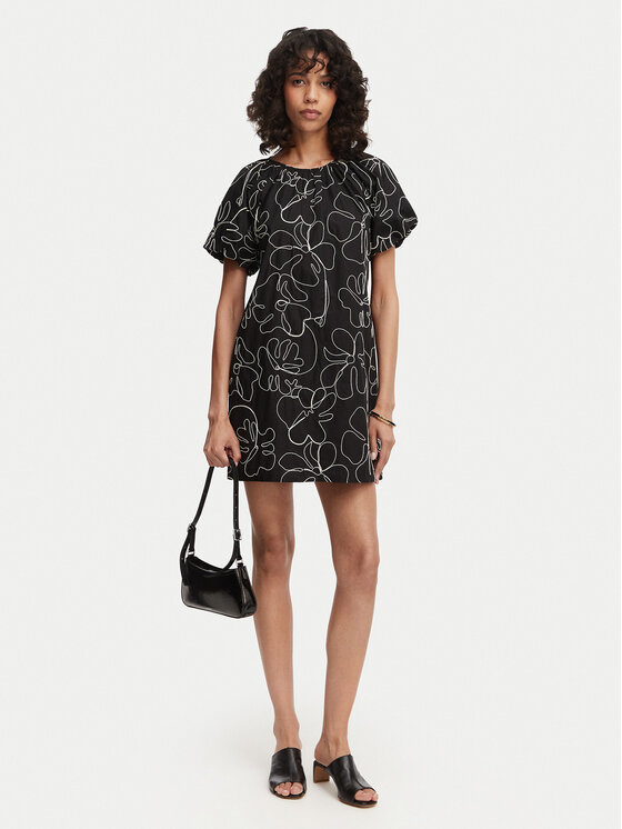 French Connection French Connection Vestito da giorno Rhodes 719Q1 Nero Regular Fit