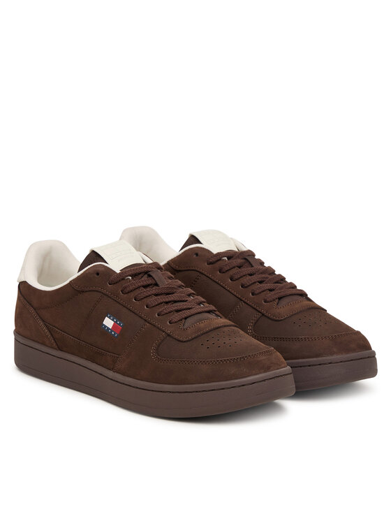 Tommy Jeans Tommy Jeans Αθλητικά Archive 98' Nubuck Court EM0EM01788 Σκούρο καφέ