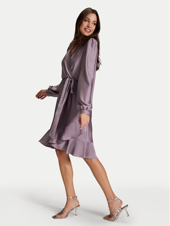 Swing Swing Коктейльна сукня 5AG06500 Фіолетовий Regular Fit