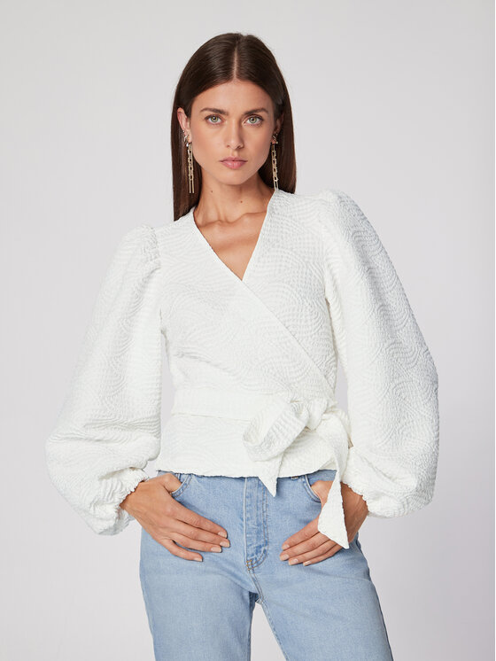 Rage Age Rage Age Bluse Melissa Weiß Regular Fit