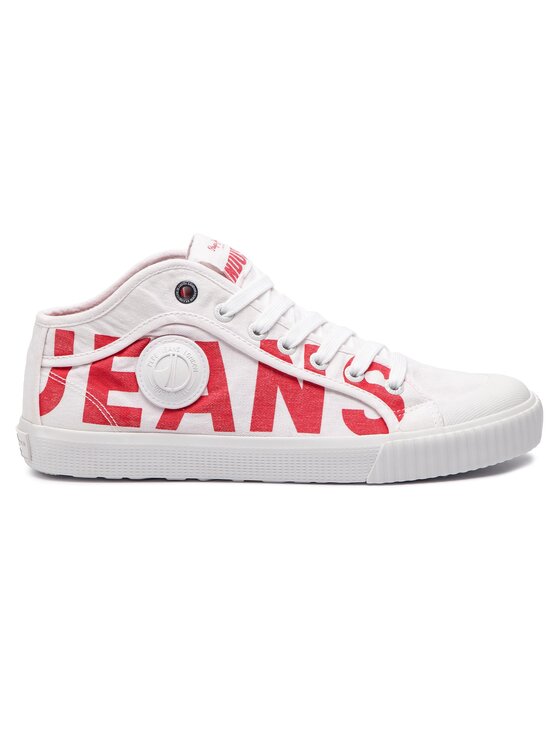 Pepe Jeans Pepe Jeans Tornacipő Industry Logo PMS30538 Fehér