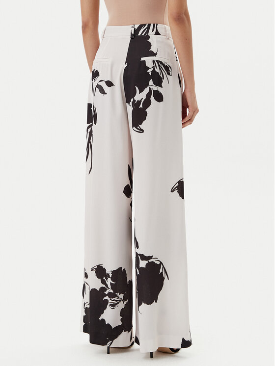 ACCESS FASHION ACCESS FASHION Palazzo hlače 53-5047-073 Bela Regular Fit