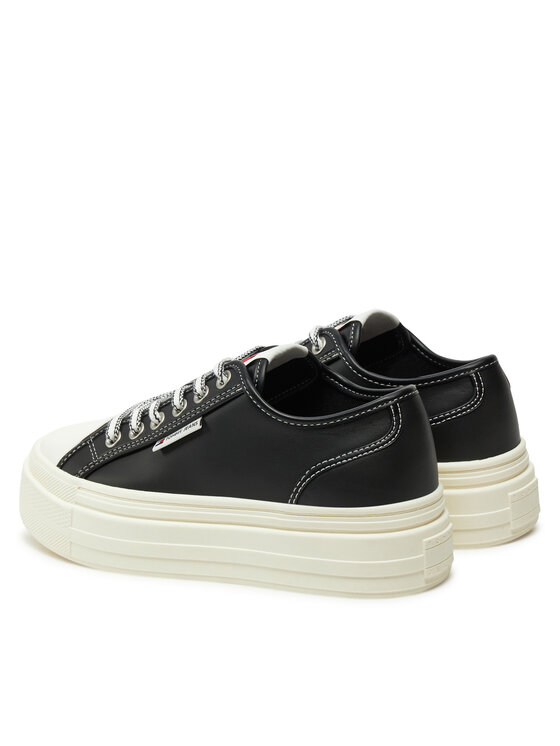 Tommy Jeans Tommy Jeans Sportbačiai Foxing EN0EN02714 Juoda