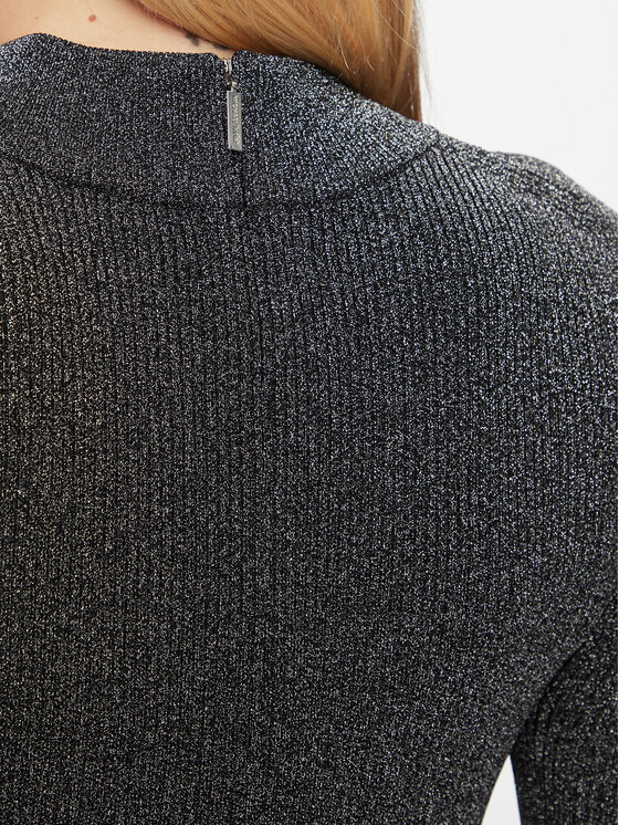 MICHAEL Michael Kors MICHAEL Michael Kors Vestito di maglia MH381ZMAFB Argento Slim Fit