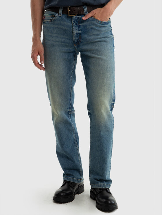 BIG STAR BIG STAR Jeansy COLT WORKWEAR Niebieski Straight Leg