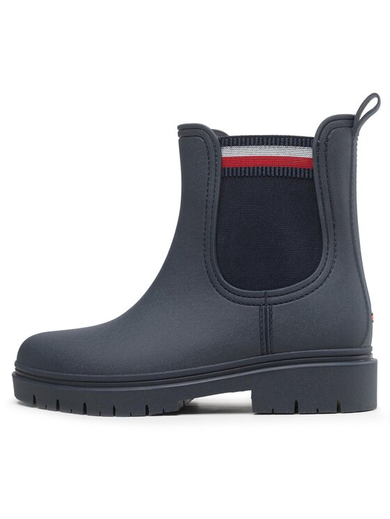 Tommy hilfiger knit rain boot discount
