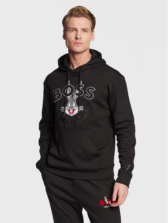 Boss Sweatshirt 50486315 Schwarz Regular Fit | Modivo.de