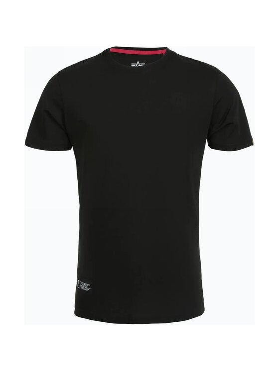 Alpha Industries Alpha Industries T-Shirt AI.258505-03 Czarny Regular Fit