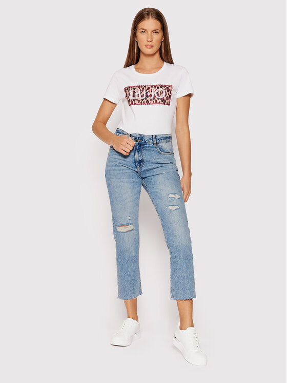 Liu Jo Džinsai UF1131 D4265 Mėlyna Slim Fit • Modivo.lt