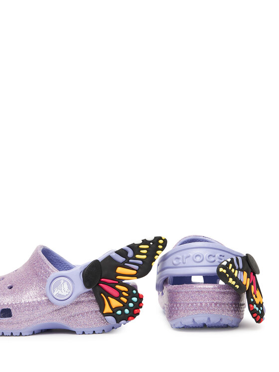 Crocs Crocs Şlapi Toddler Classic IAM Butterfly Clog 210018 Violet