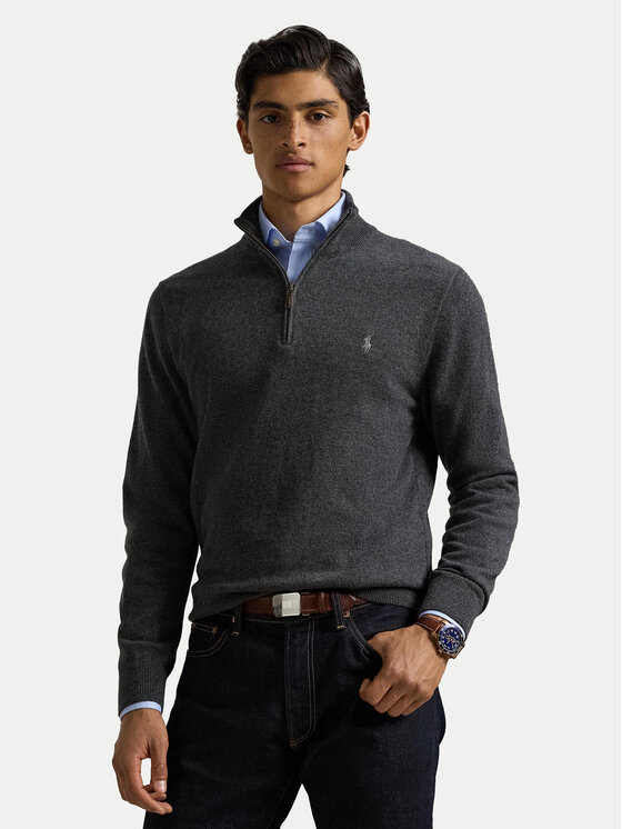 Polo Ralph Lauren Polo Ralph Lauren Pulover 710876756017 Gri Regular Fit
