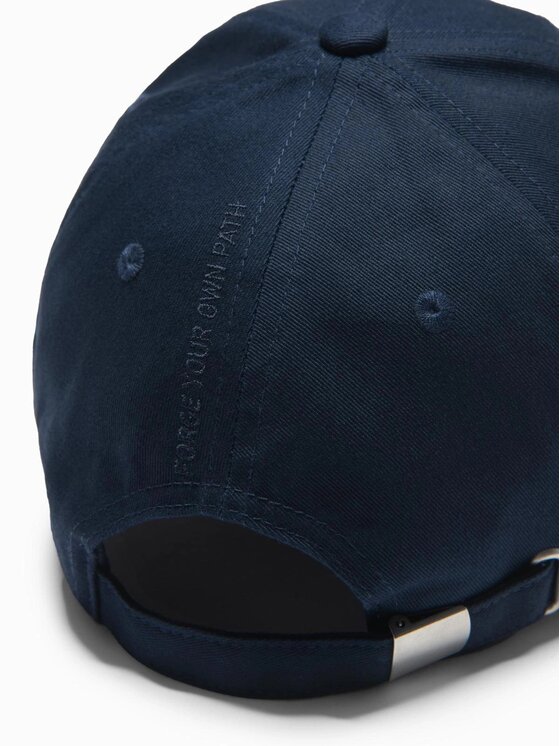 Ombre Ombre Czapka z daszkiem OM-ACCS-0102 Granatowy