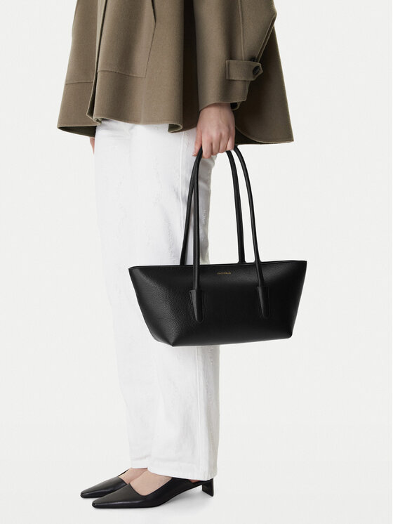 Coccinelle Coccinelle Handtasche T8A Coccinelle Double Beat E1 T8A 11 03 01 Schwarz