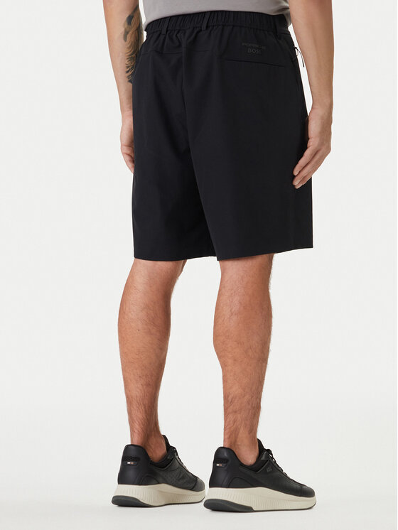 BOSS BOSS Szorty materiałowe Spirit70 50559983 Czarny Relaxed Fit