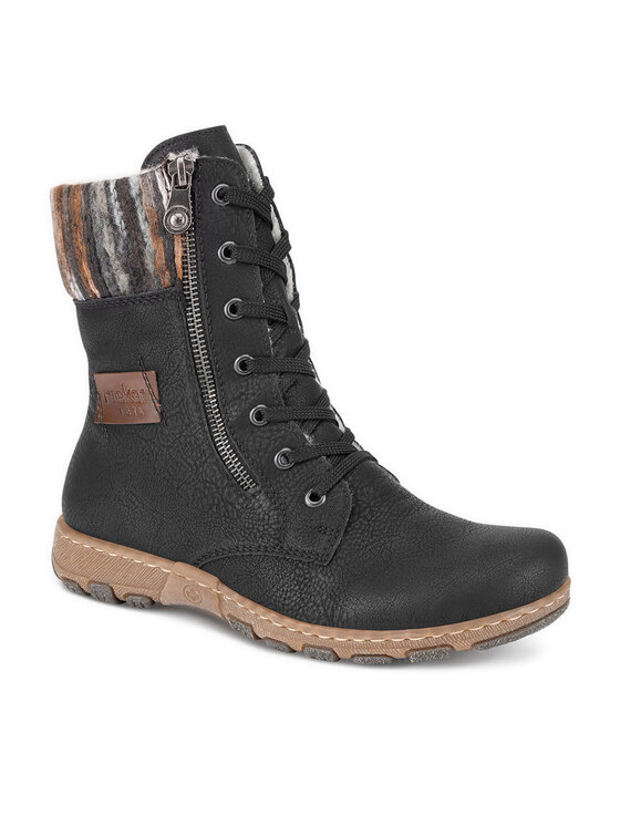 Rieker Rieker Botine Z0123-01 Negru