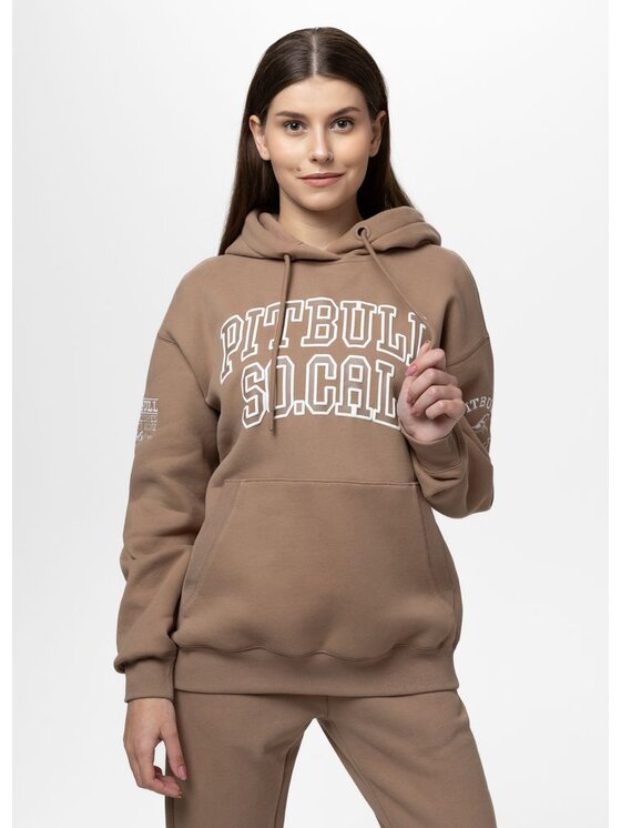 PITBULL PITBULL Bluza FIORA Brązowy Regular Fit