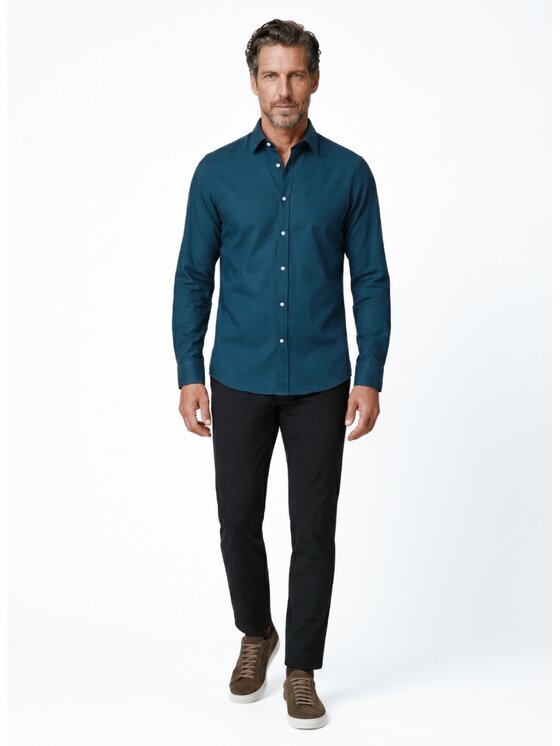 Pako Lorente Pako Lorente Koszula P26WF-1X-013 Granatowy Slim Fit