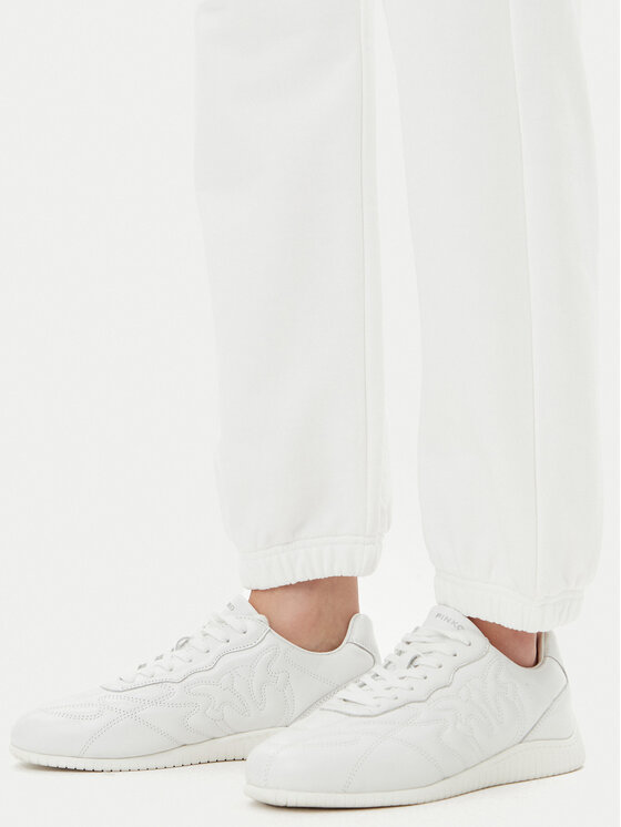 PINKO PINKO Jogginghose Plumcake 104790 A2G8 Weiß Regular Fit