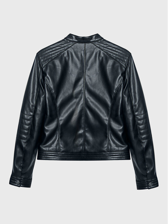 Giubbotto top ecopelle benetton