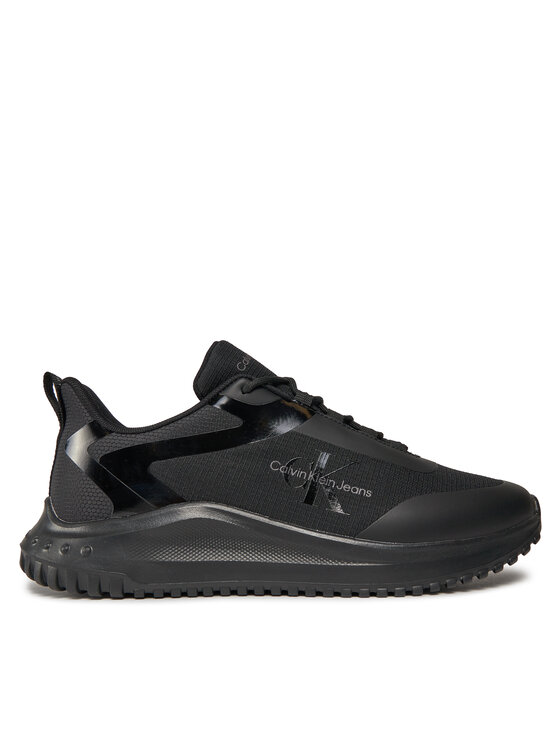 Calvin Klein Jeans Calvin Klein Jeans Sneakersy Eva Runner Low Lace Ml Mix YM0YM00968 Čierna