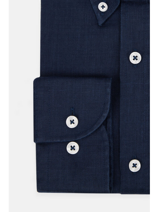 Lancerto Lancerto Koszula Lucy KO073123000021 Granatowy Slim Fit