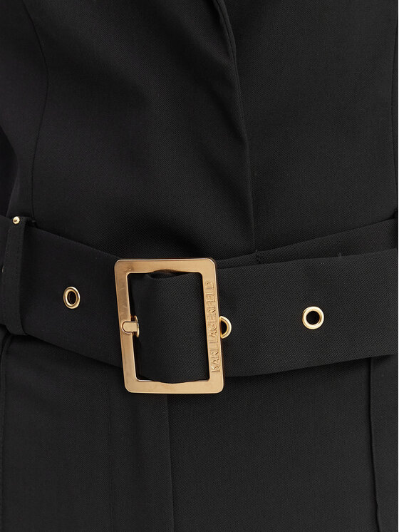 KARL LAGERFELD KARL LAGERFELD Telovnik za obleko B1W14009 Črna Slim Fit