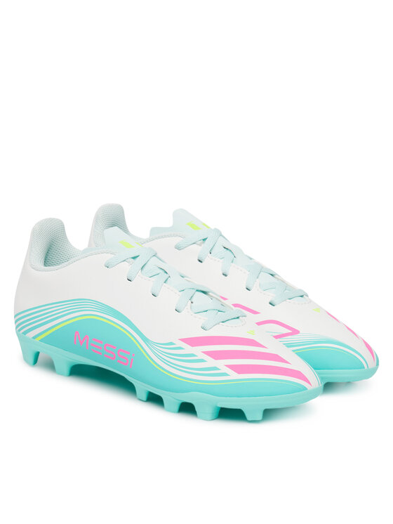 adidas adidas Futbalové topánky F50 Messi Club Firm Ground / Multi Ground JQ0950 Biela