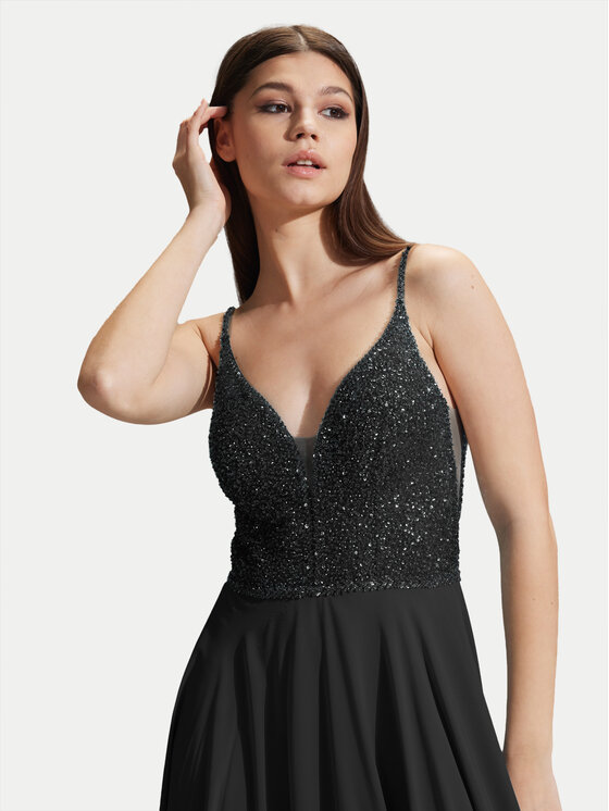Hey Kyla Hey Kyla Večernja haljina 5AC105HK Crna Regular Fit
