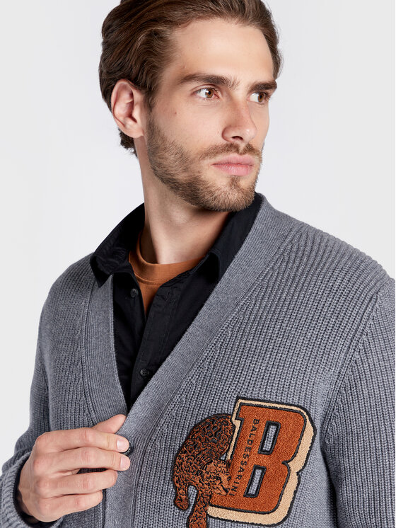 Baldessarini Baldessarini Kardigāns Kashcot B4 60020/000/5107 Pelēks Regular Fit