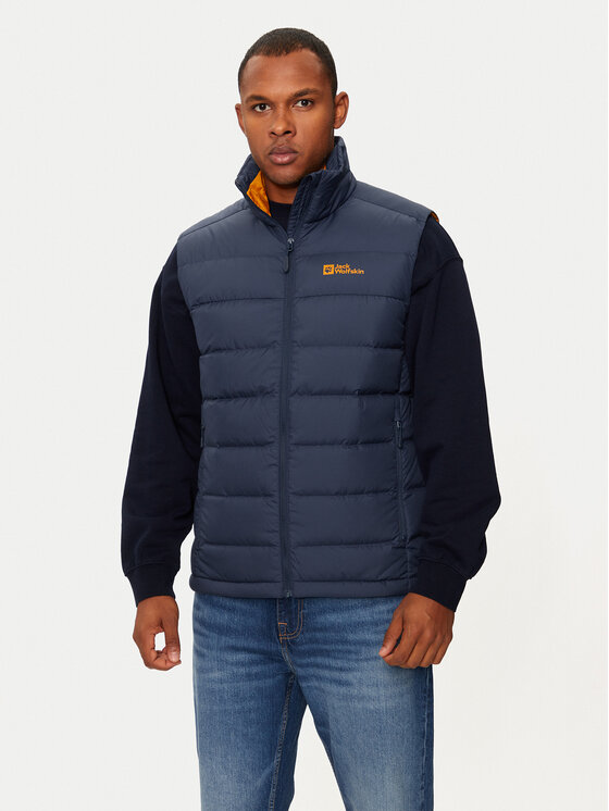 Jack Wolfskin Prsluk Ather 1207691 Tamnoplava Regular Fit