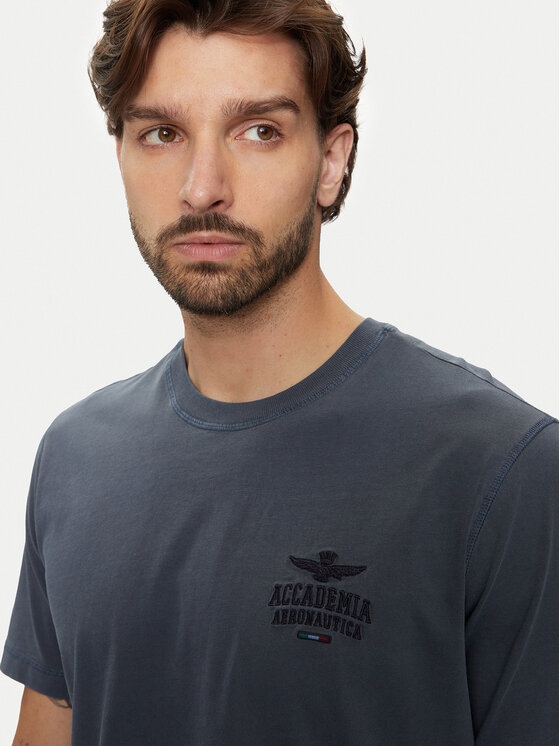 Aeronautica Militare Aeronautica Militare T-Shirt 242TS2302J652 Granatowy Regular Fit