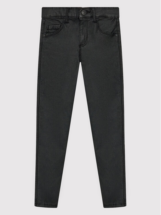 Kids ONLY Kids ONLY Medžiaginės kelnės Royal 15210750 Juoda Skinny Fit