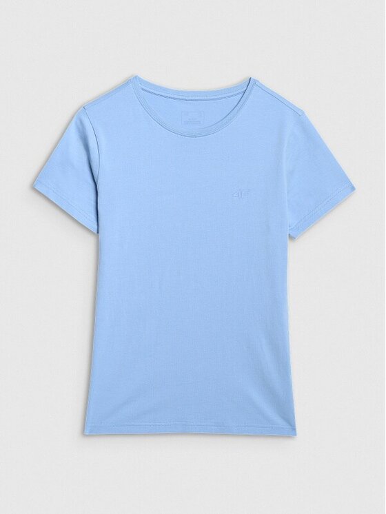 4F 4F T-shirt 4FWMM00TTSHF2255-32S Blu Slim Fit