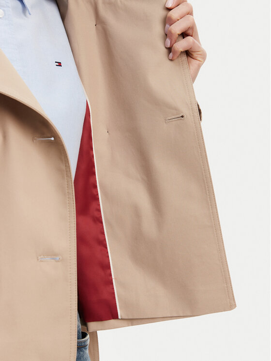 Tommy Hilfiger Tommy Hilfiger Trencis WW0WW43933 Bēšs Regular Fit