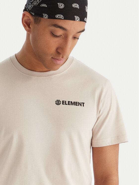 Element Element T-Shirt Blazin Chest ELYZT00595 Beżowy Regular Fit