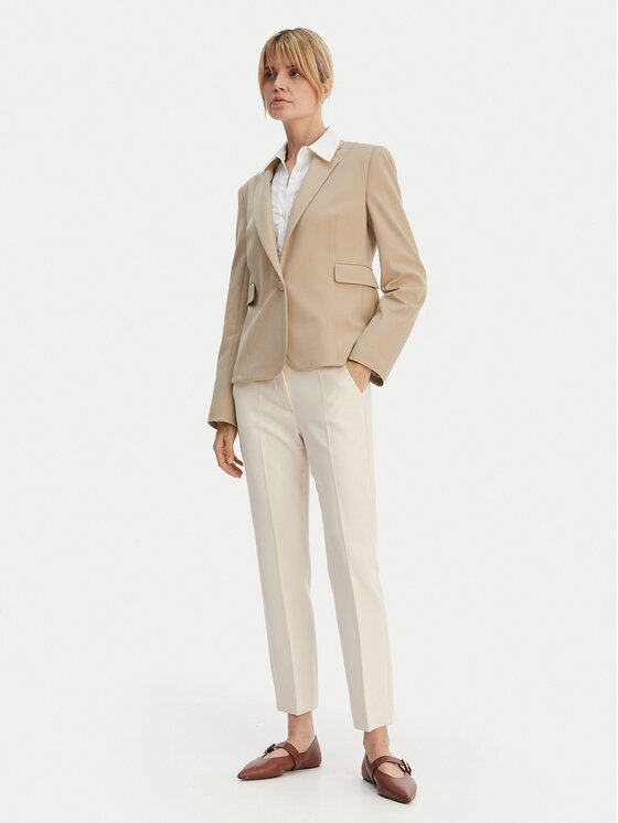 BOSS BOSS Піджак Jia14 50556336 Бежевий Slim Fit