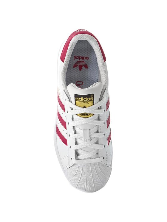adidas Sneakersy Superstar Foundation J B23644 Bia y Modivo.pl