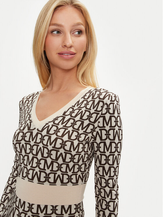 Marciano Guess Marciano Guess Džemper haljina 4YGK74 5036Z Bež Regular Fit