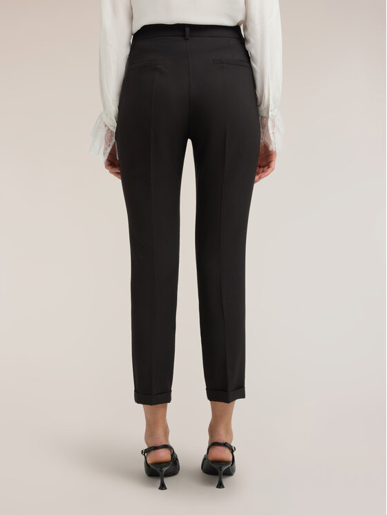 Motivi Motivi Pantaloni di tessuto P07KQ004962N033 Nero Regular Fit
