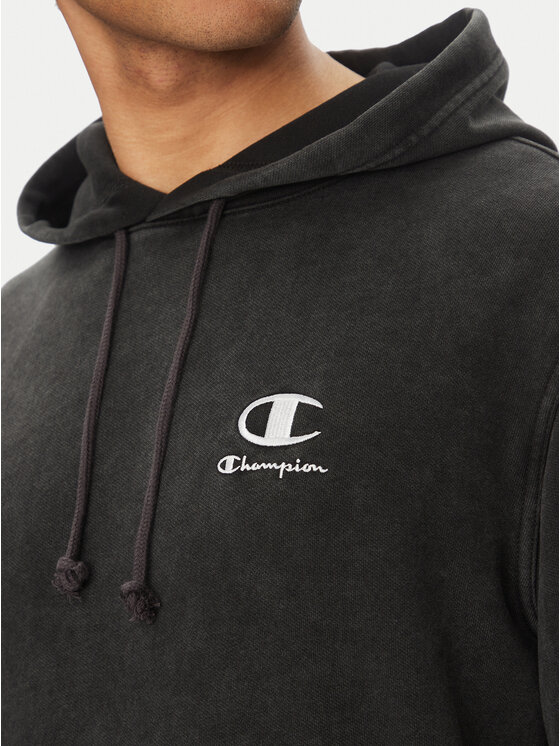 Champion Champion Majica dugih rukava 221176 Crna Regular Fit
