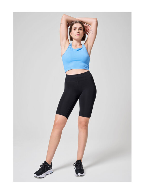 Casall Casall Szorty rowerowe High Waist Bike Tights Czarny Slim Fit