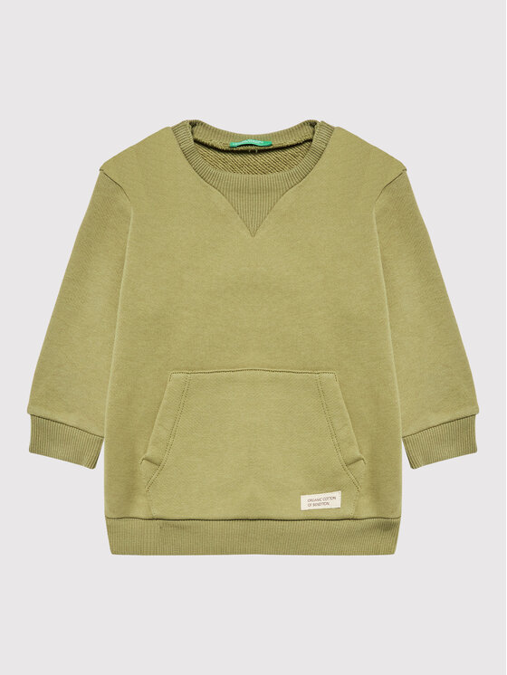 United Colors Of Benetton United Colors Of Benetton Felpa 3QLAG102M Verde Regular Fit