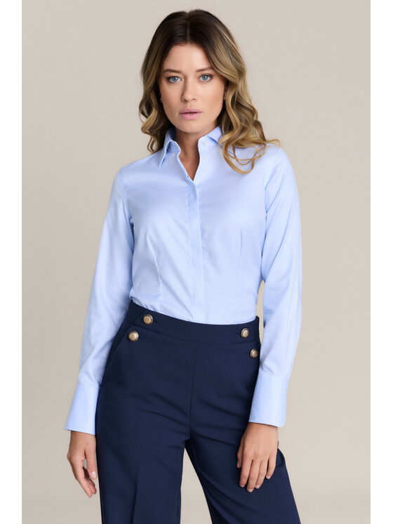 Lancerto Lancerto Koszula Asmara Slim KO073226000027 Niebieski Slim Fit